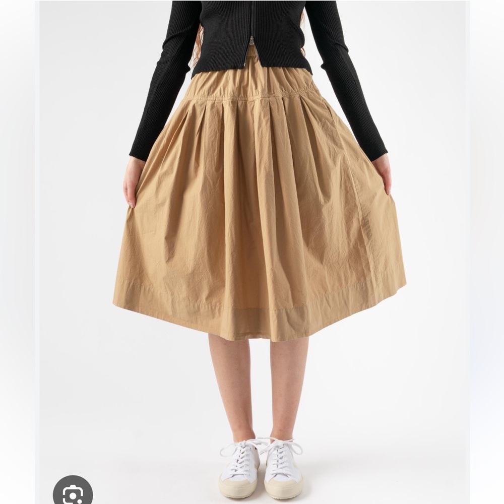 Alex Mill June Pull-On Skirt in Paper Poplin XL